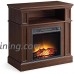31" Mainstays Media Fireplace Heater for TV's up to 42" Provides Heating up to 400 sq ft and A Flame with or without Heating (Cherry Finish) - B01M7SD3SA